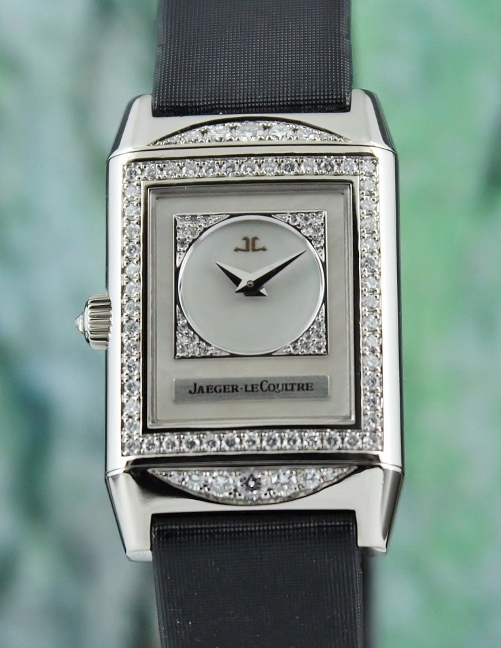 (image for) LIKE NEW Jaeger-LeCoultre Manual Winding 18K White Gold Reverso Duotte / 266.3.44